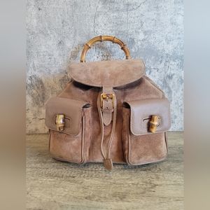 SOLD Gucci Bamboo Medium Backpack